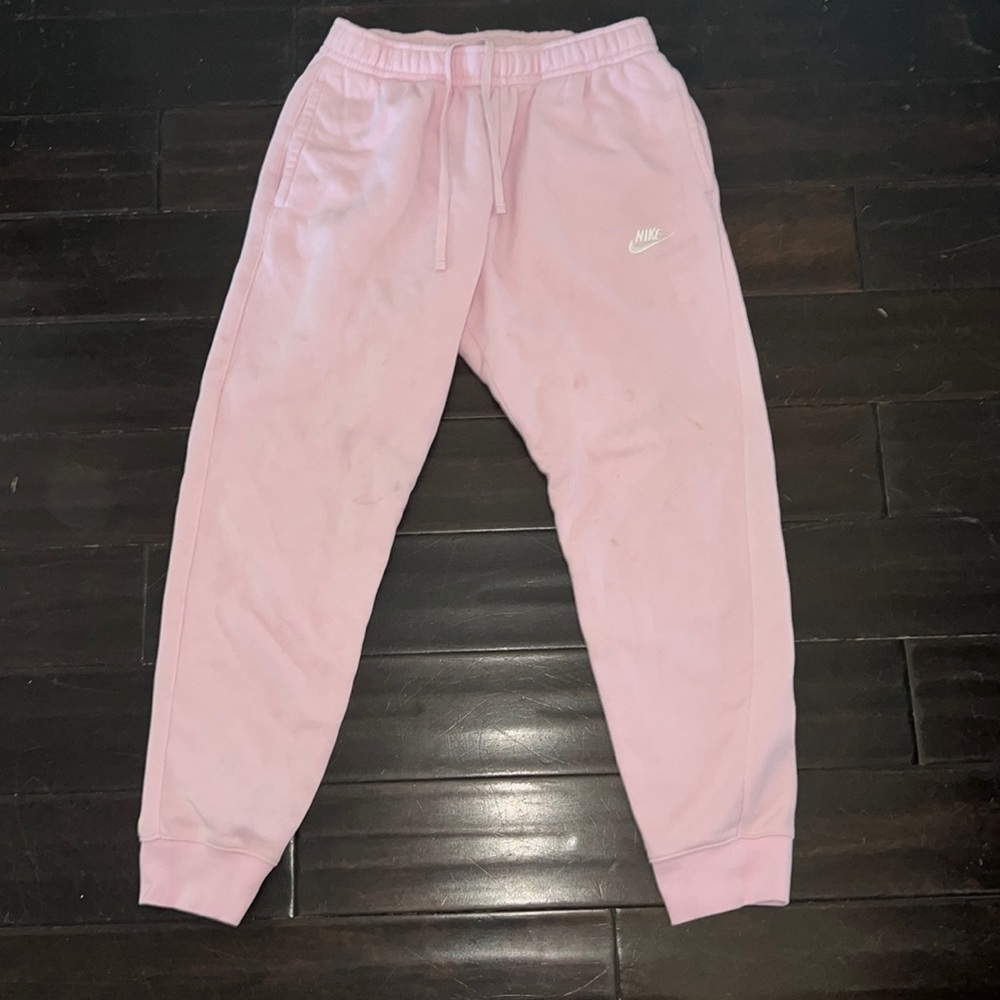 Nike Women’s Size Medium Drawstring Pink Sweatpants